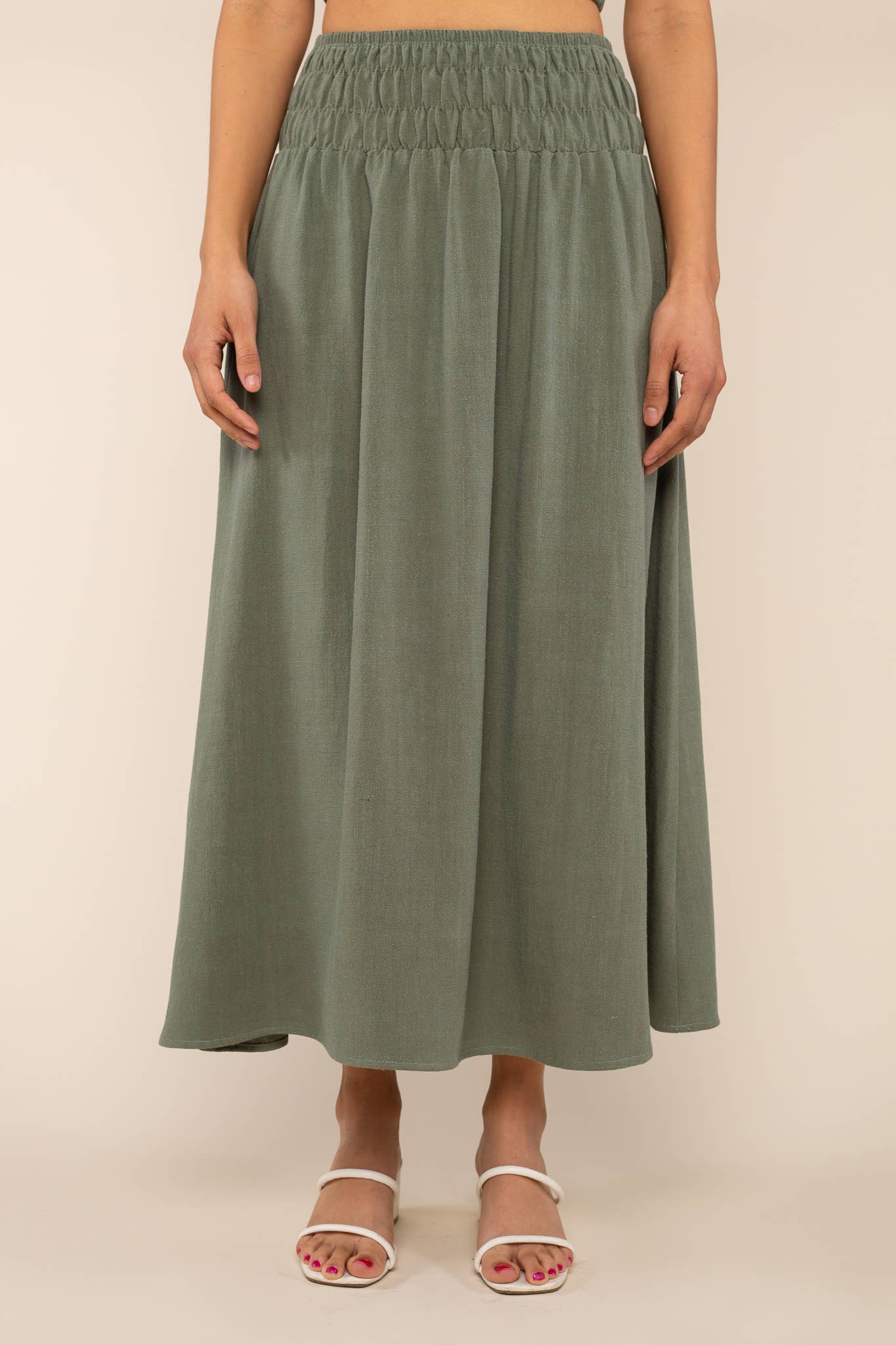 NLT Sophia Linen Skirt 2XL