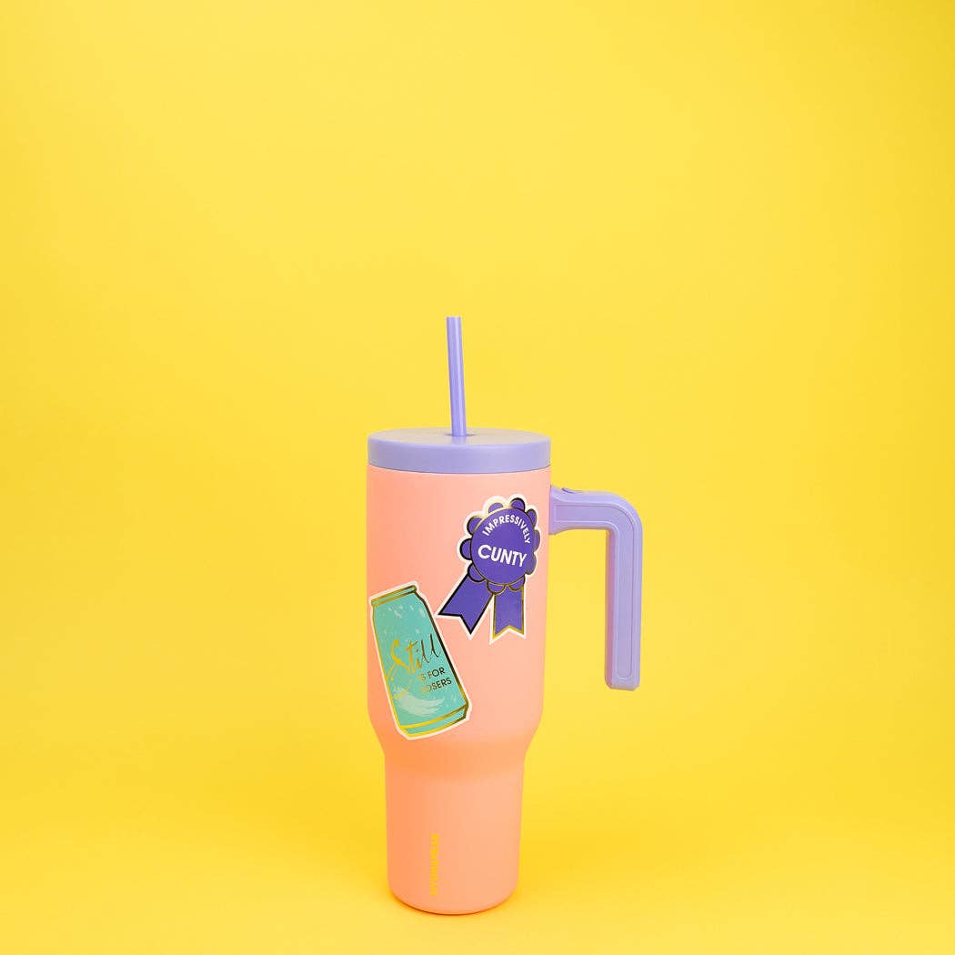 Impressively Cunty - 1st Place Ribbon - Funny Vinyl Sticker