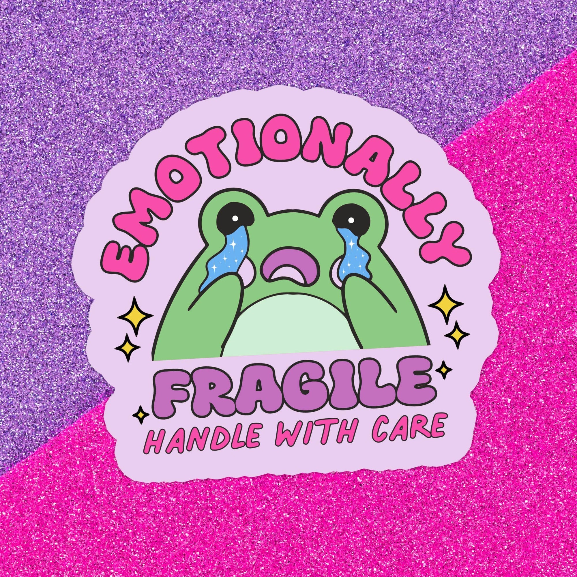 Emotionally Fragile Waterproof Vinyl Sticker