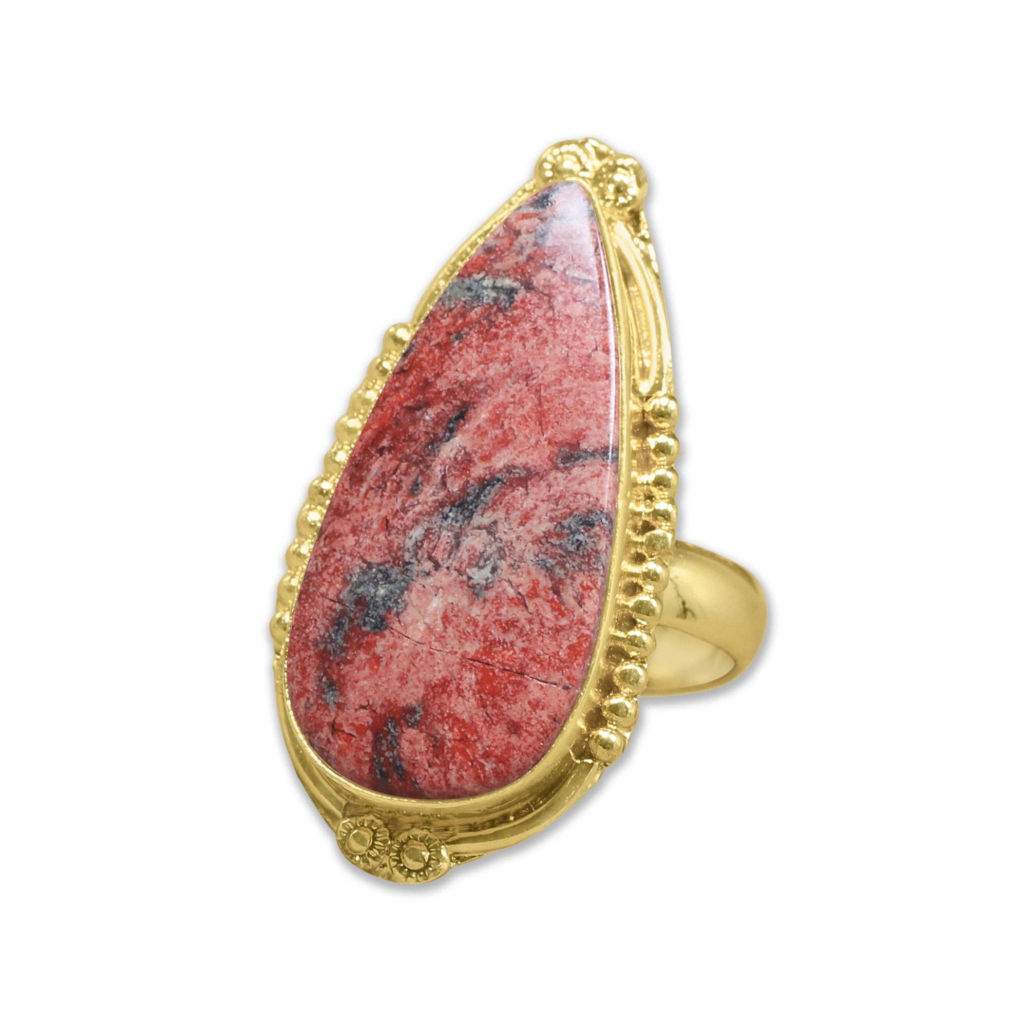 Assorted Crystal Rings – Gold-Plated, Mixed Designs & Gemstones | Wholesale: 10 Rings