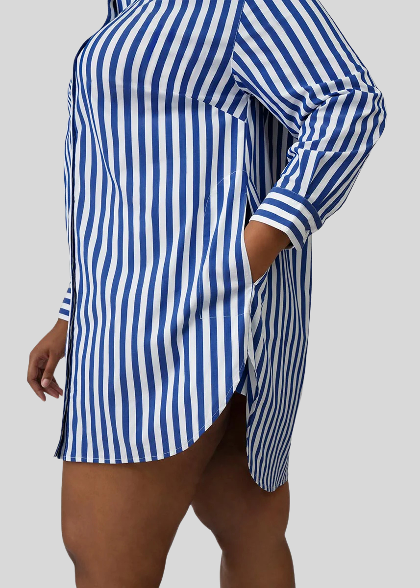See Rose Go Colbalt Signature Tunic (0x)