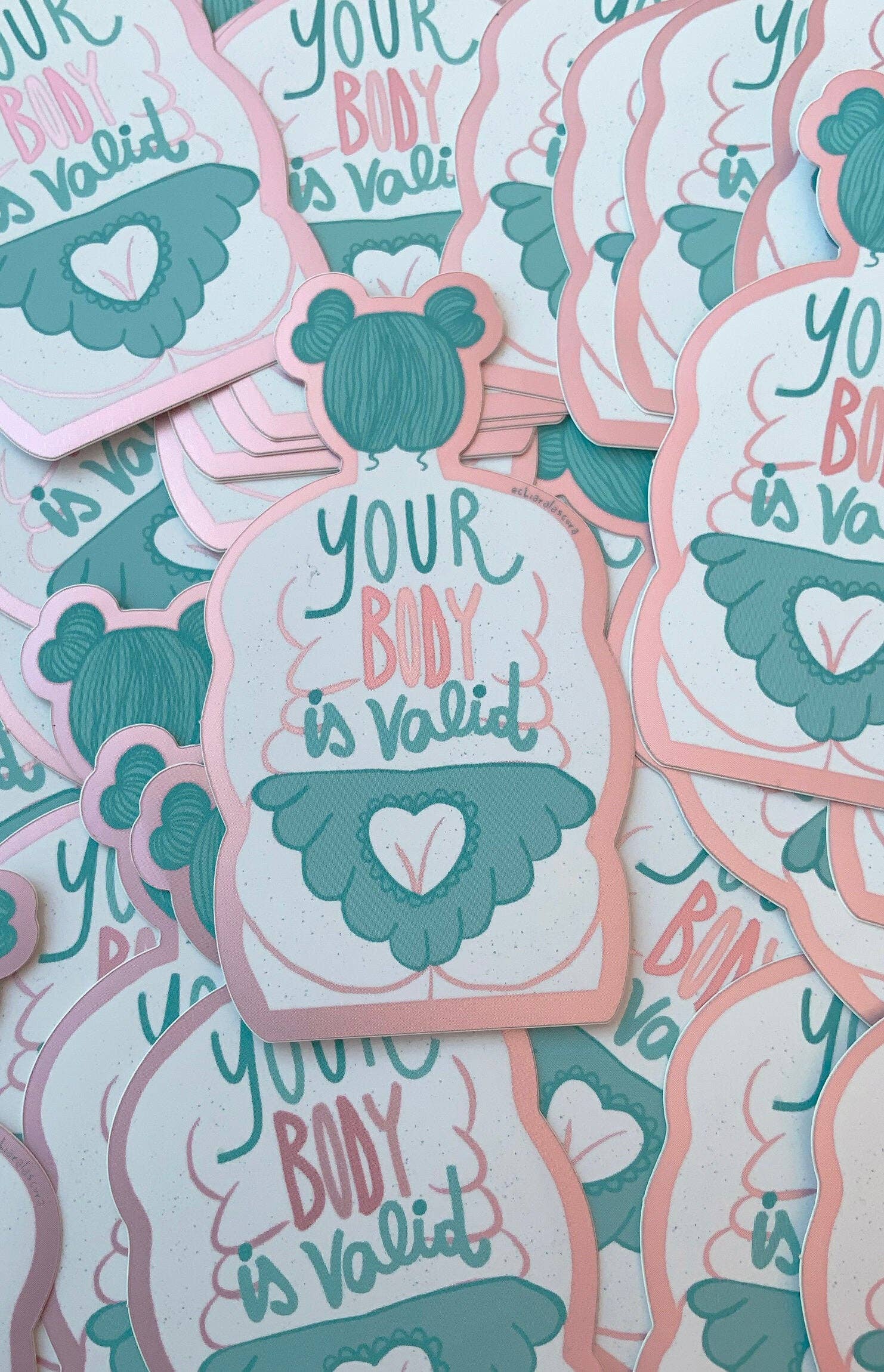 Your body is valid sticker