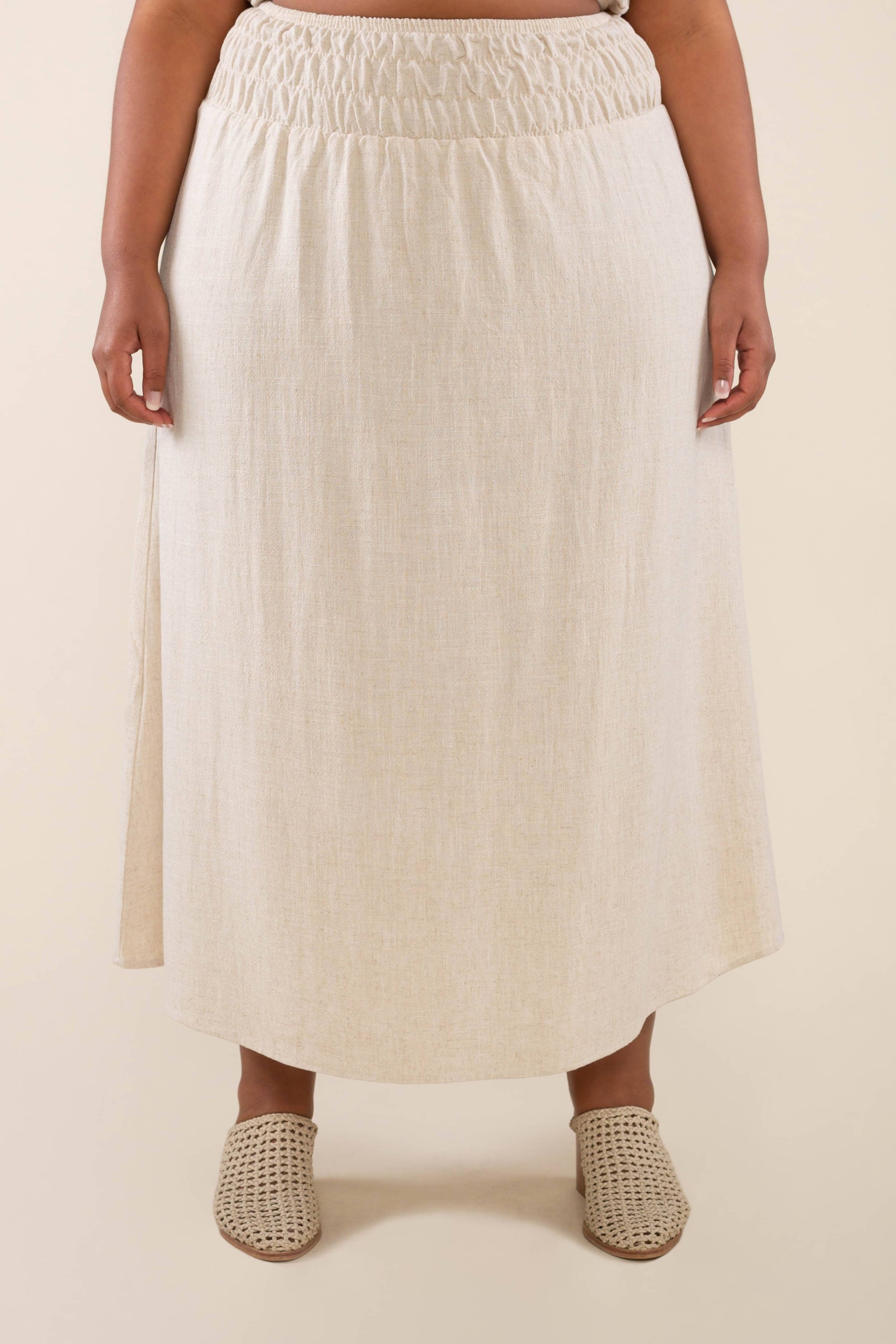 NLT Sophia Linen Skirt 2XL
