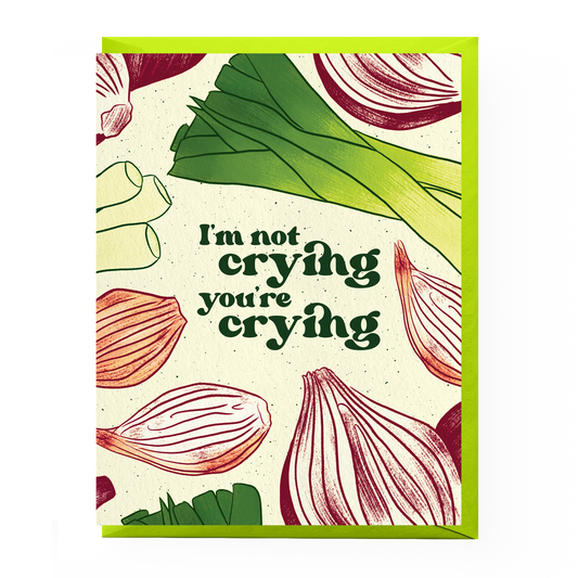 Boss Dotty Paper Co - Crying Onions Card