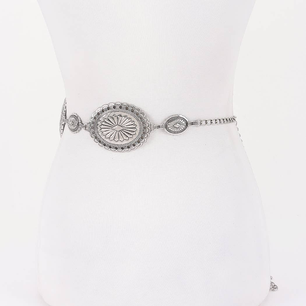 Vintage Metal Plus Size Chain Belt