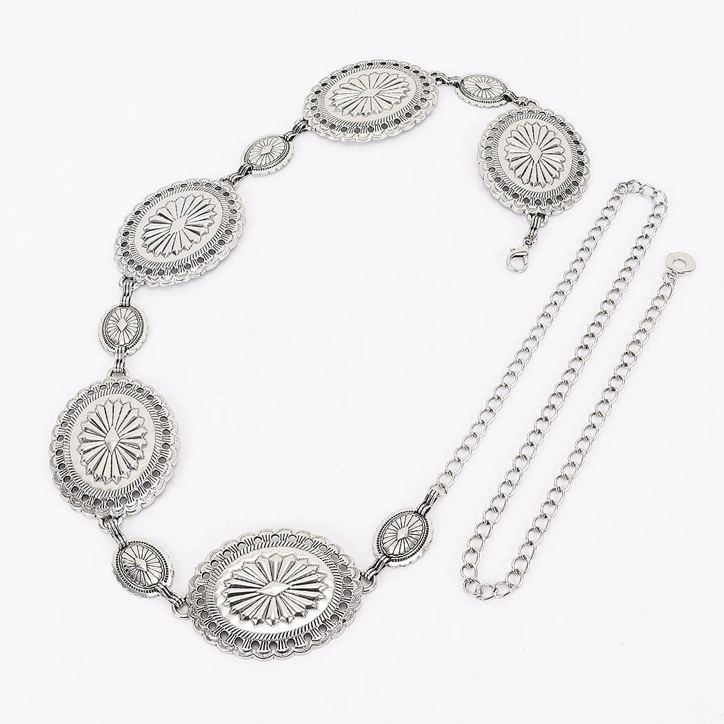 Vintage Metal Plus Size Chain Belt