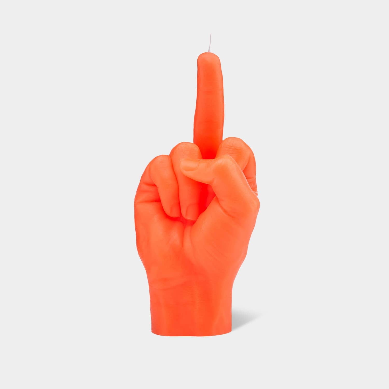 Original CandleHand F*ck You Candle - Lifesize & Full detail: Neon Orange