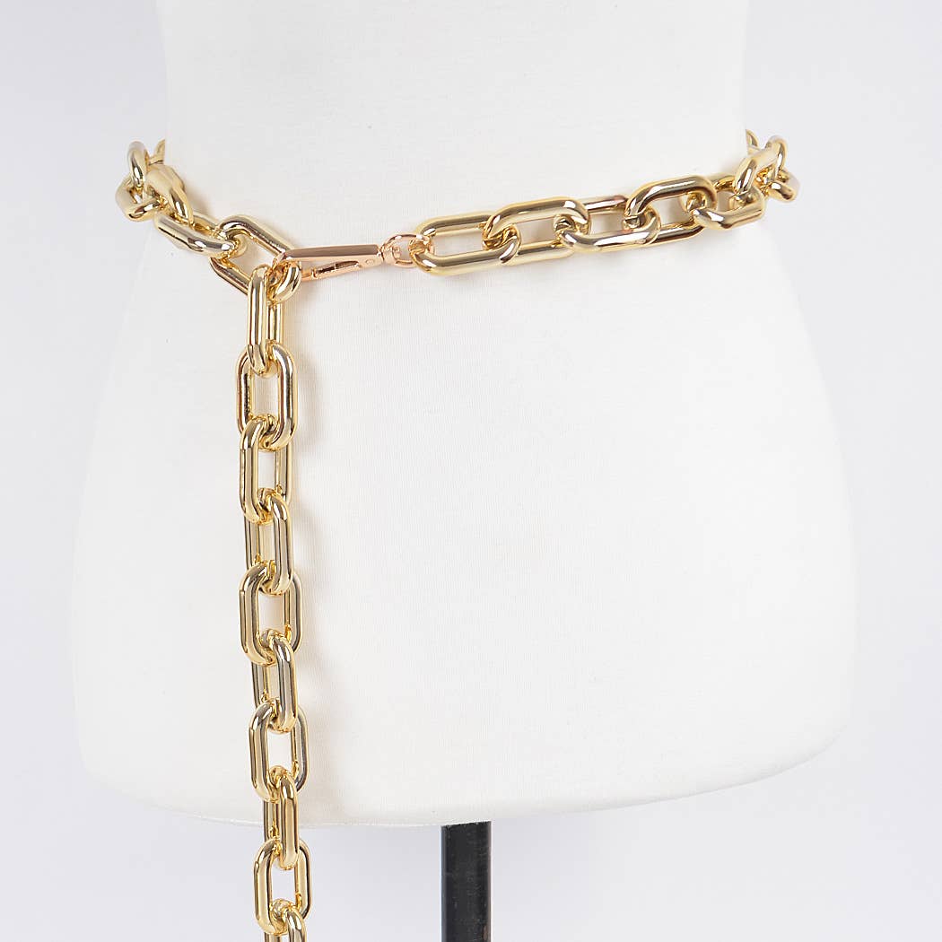Oversized Plus Size Chain Belt: SL