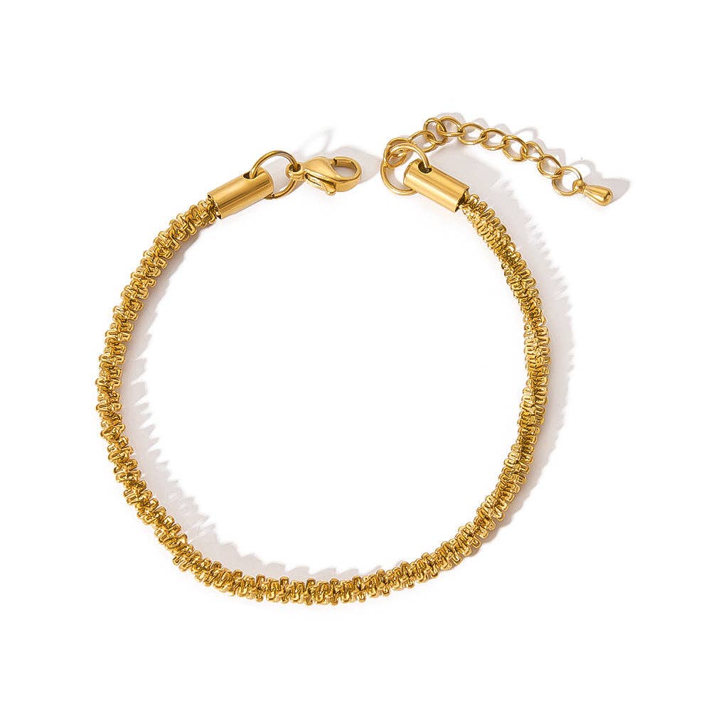 Multi Style 18K Golden SS bracelet Chain DIY Accessories-FGS: C