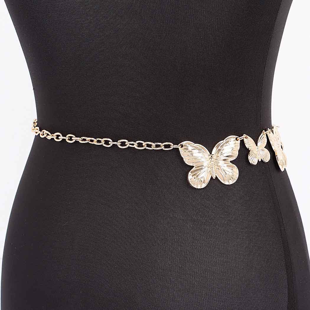 Multi Butterfly Chain Belt: GD