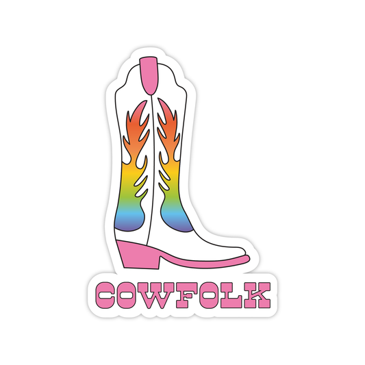 The Little Gay Shop - Cowfolk Sticker