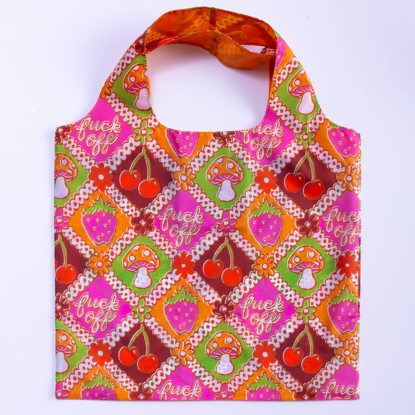 Yellow Owl Workshop - F* Off Retro Art Sack® - Eco-Friendly Reusable Tote Bag