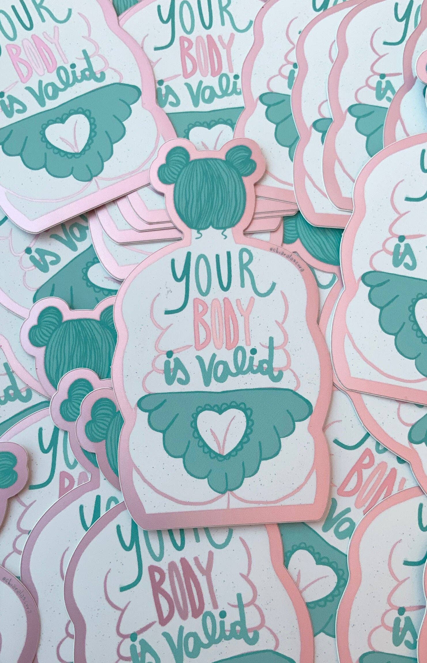 Your body is valid sticker