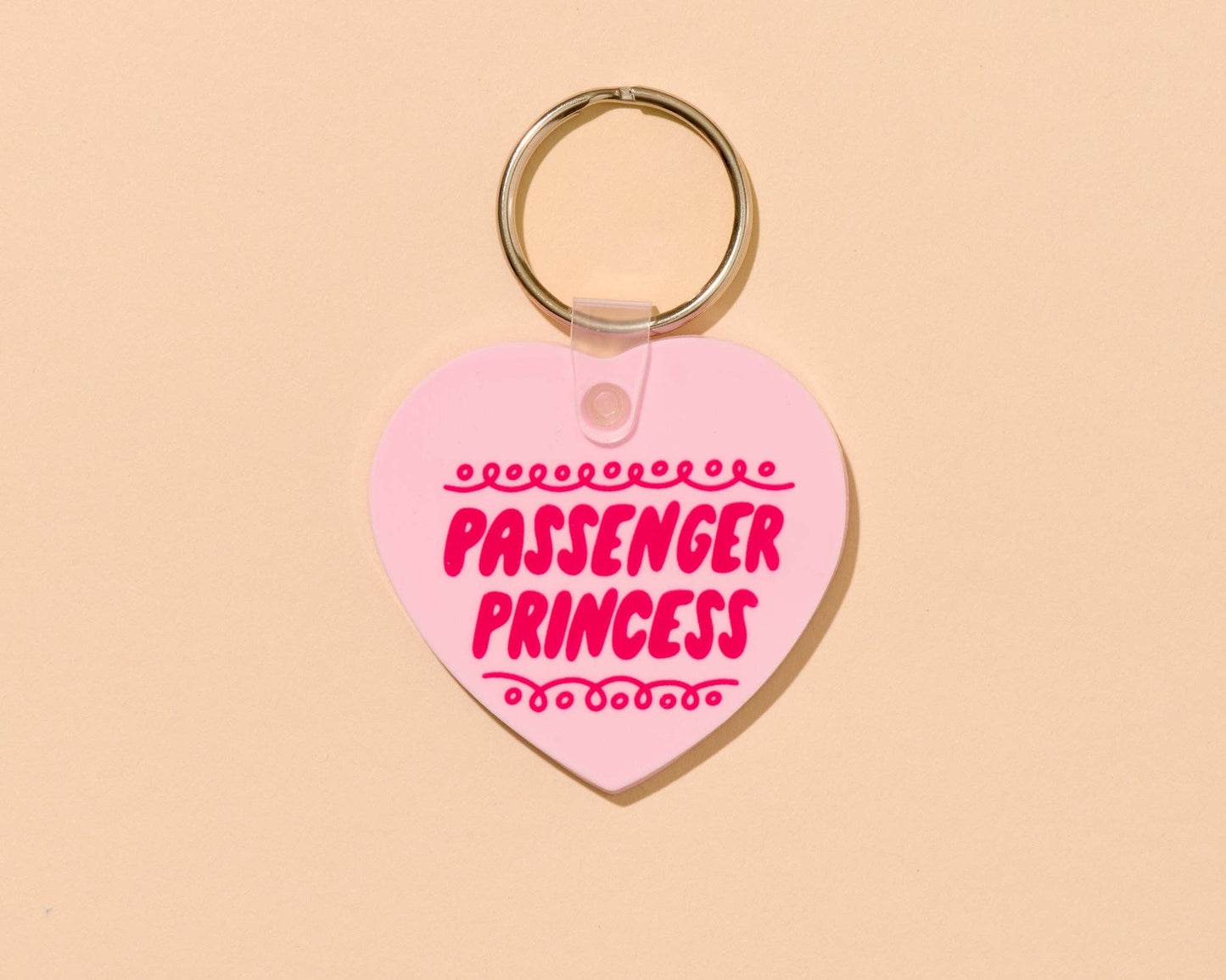 And Here We Are - Passenger Princess PVC Keychain - stocking stuffer