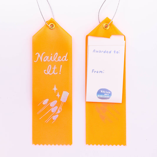 Nailed It! Award Ribbon - Unique Card for Gifts