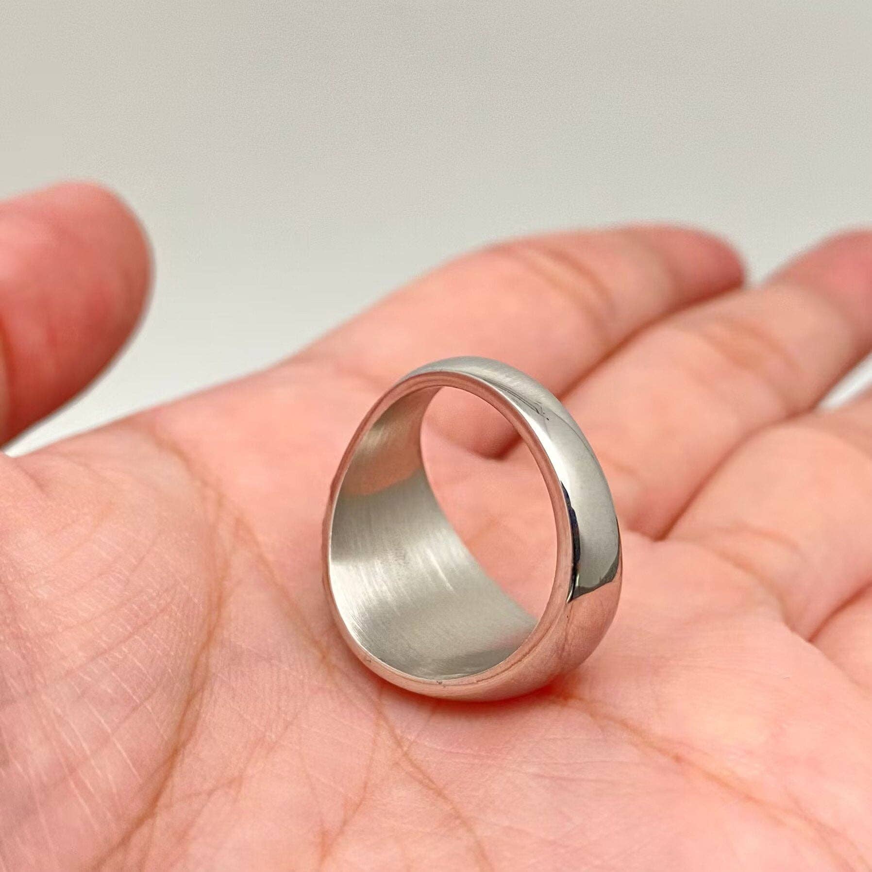 Men's Jewelry Stainless Steel Wolf Ring - MJ/MR: 9