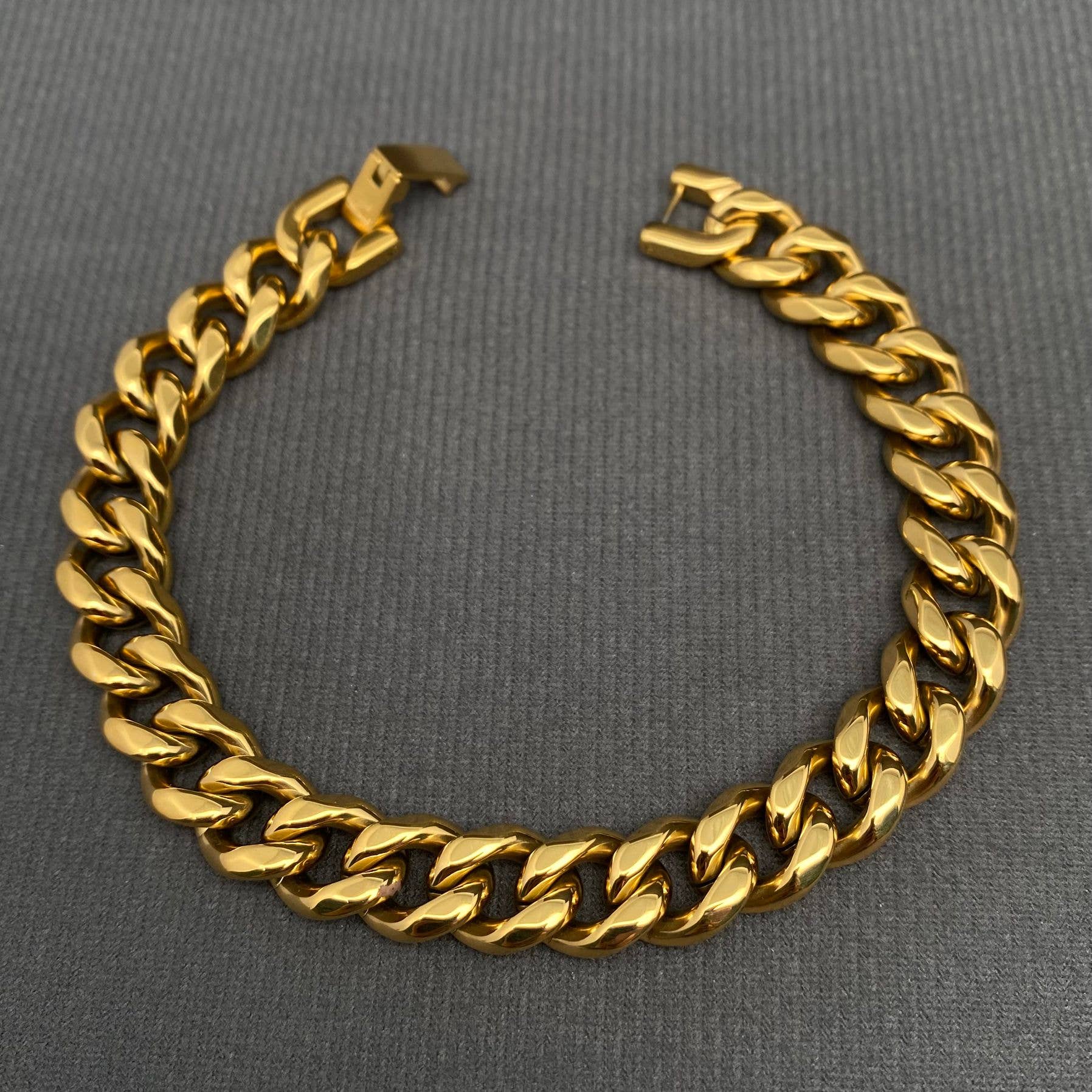 Men's Stainless Steel Bracelet MIO70840 - MJ/BC: Golden / 210mm/8.27in