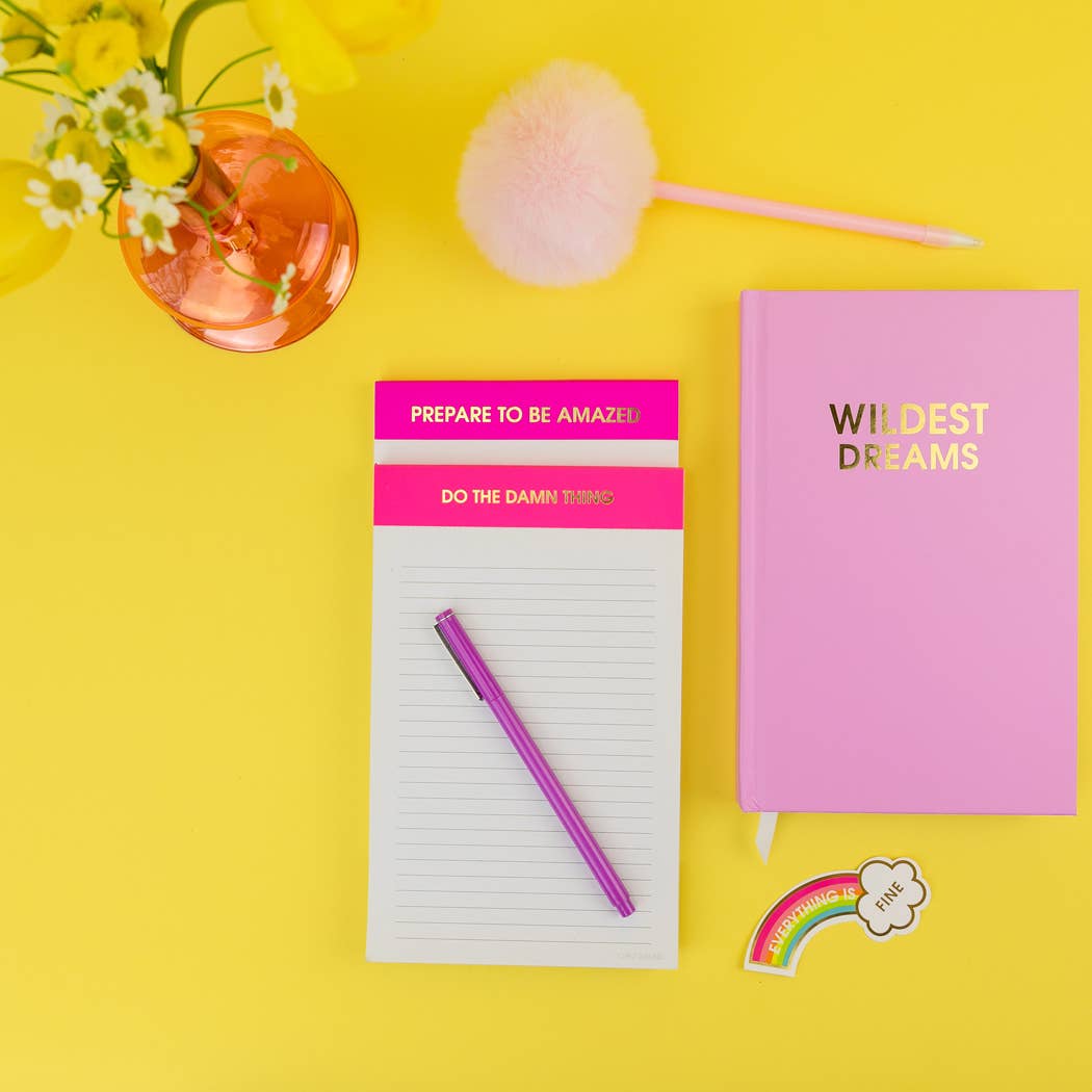 Wildest Dreams - Hardcover Daily Journal - Bright Lilac