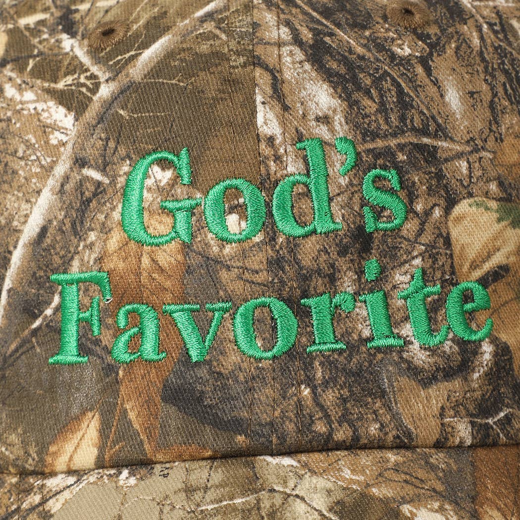 God's Favorite Camouflage Baseball Cap