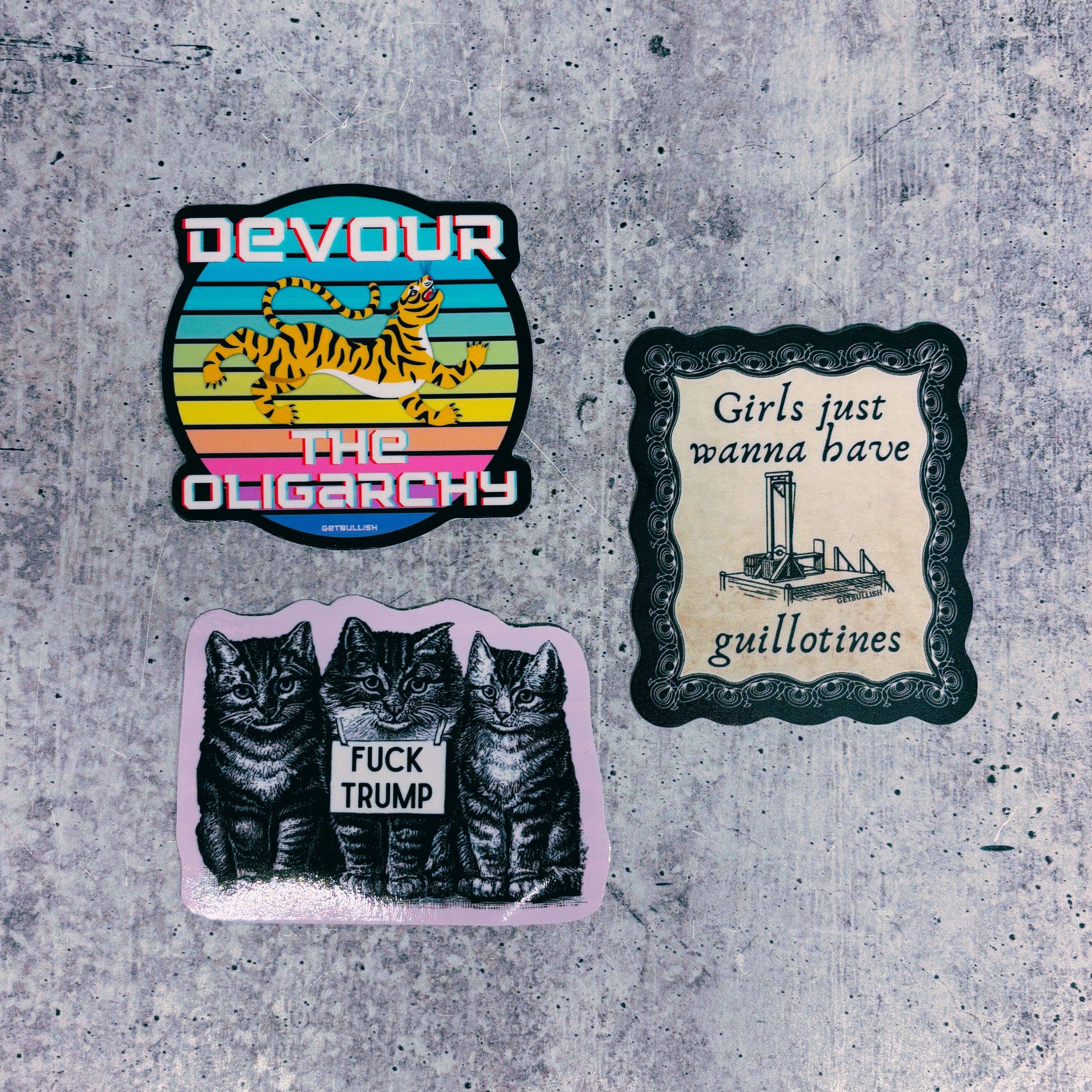 Girls Just Wanna Have Guillotines Sticker