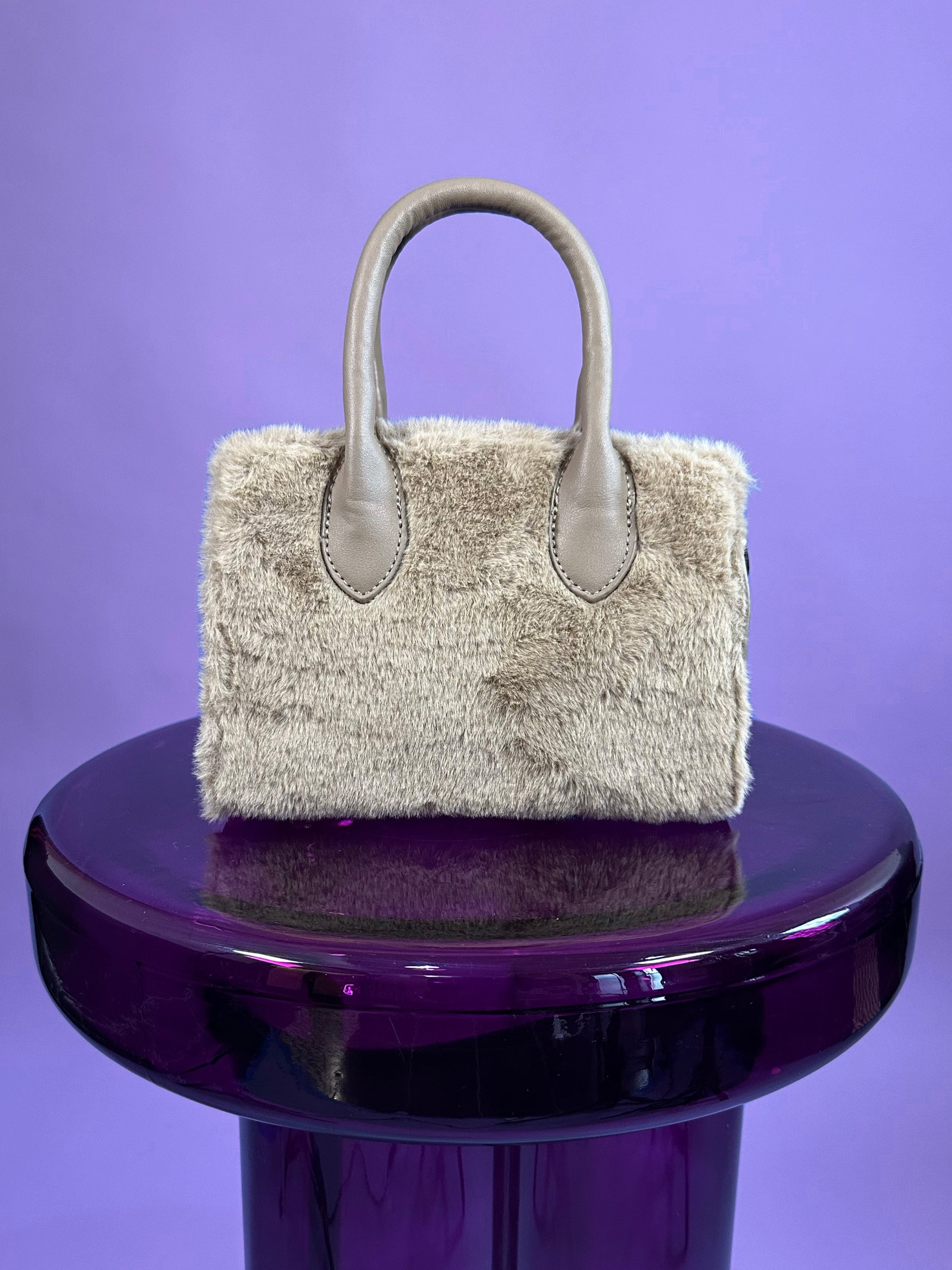 Mini Faux Fur Handbag