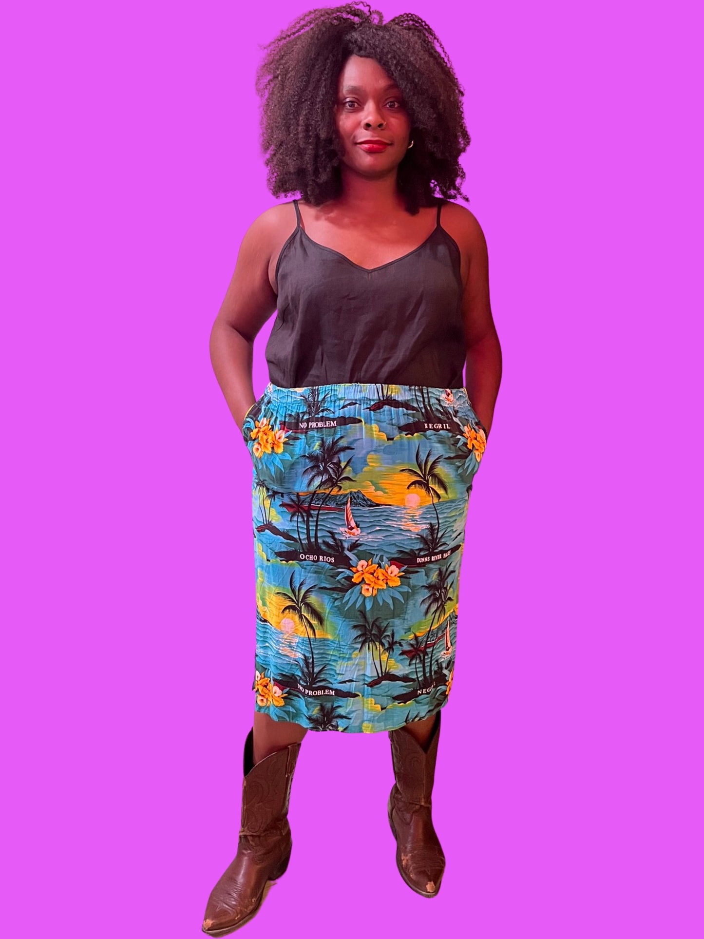 Jamaican Midi Skirt