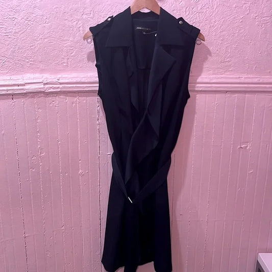 Jason Wu x Eloquii Navy Sleeveless Trench Dress sz 16