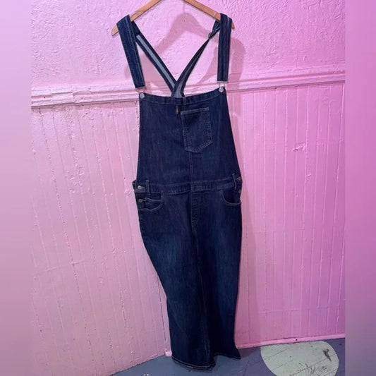 Levi’s Dark Blue Wash One Pocket Overalls 24W