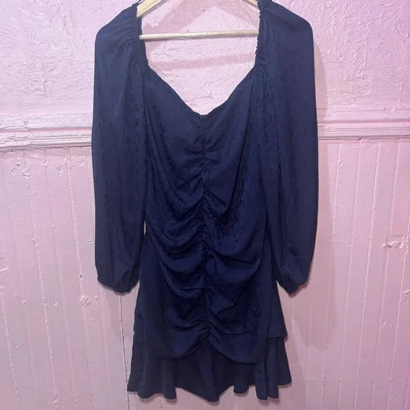 ASTR The Label Navy Flutter Dress size XL