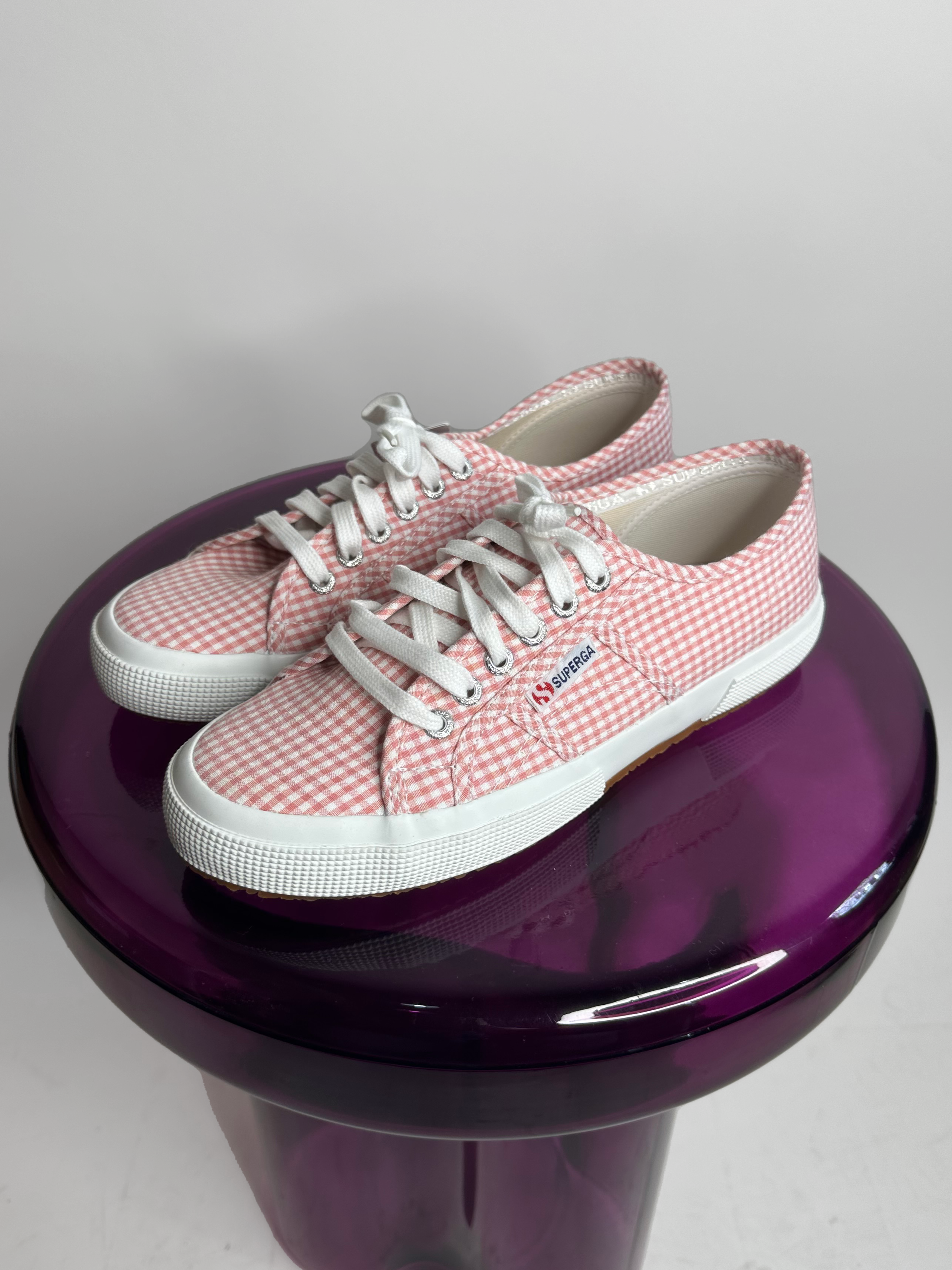 Superga Gingham Sneakers (9.5)
