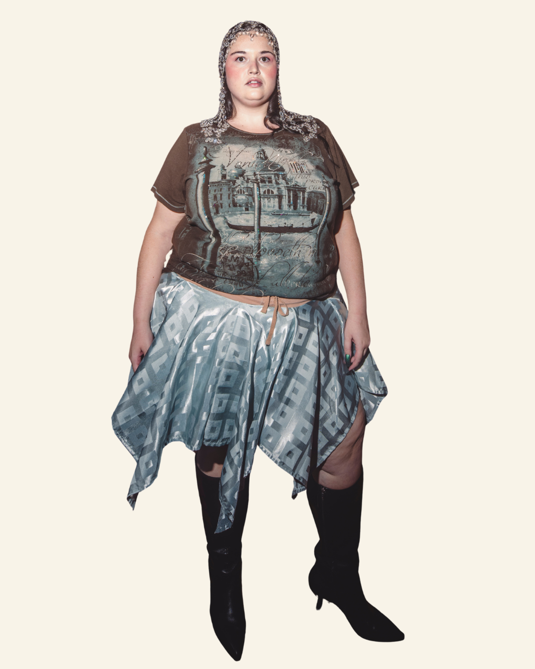 FCxPBK REWORKED NAPKIN SKIRT