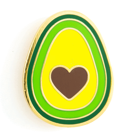 These Are Things - Avocado Heart Enamel Pin