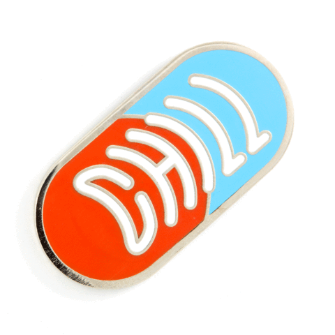 These Are Things - Chill Pill Enamel Pin