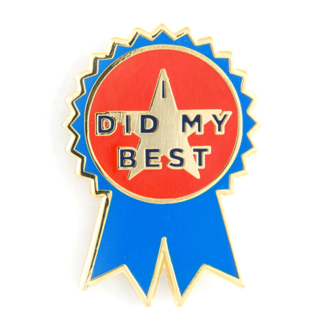 These Are Things - I Did My Best Enamel Pin