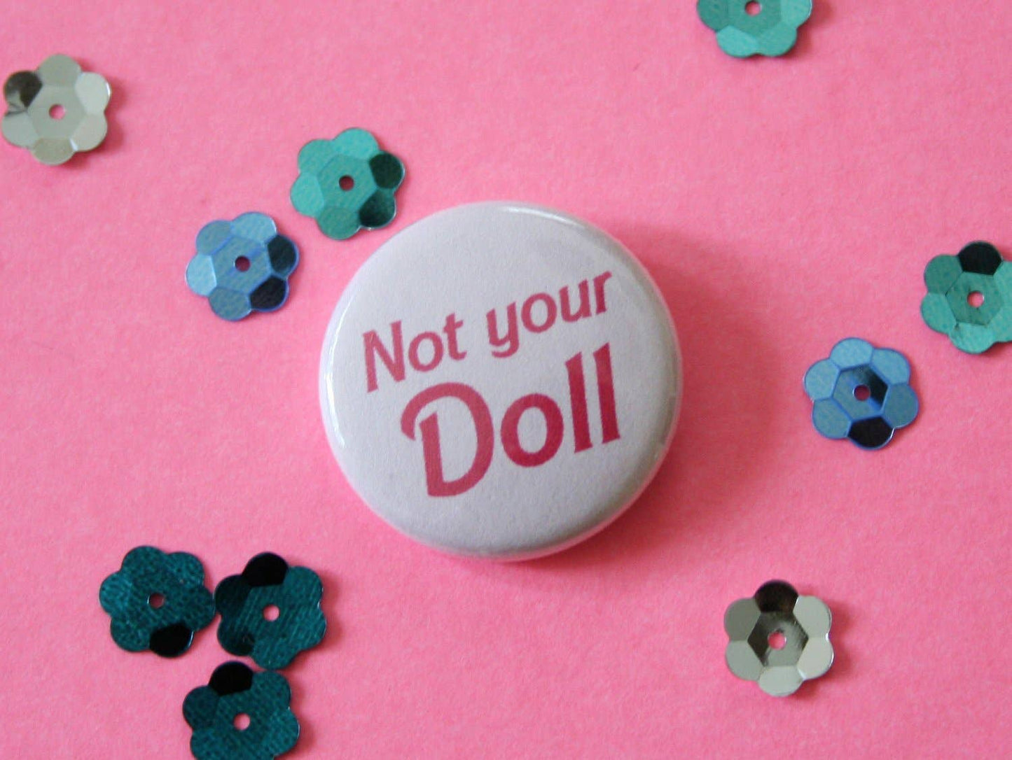 Midge Blitz - Not Your Doll One Inch Button