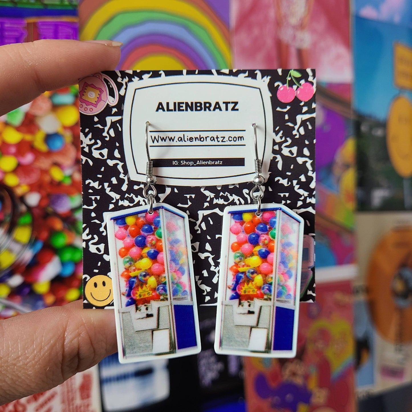 Alien Bratz - Toy Vending Machine Earrings