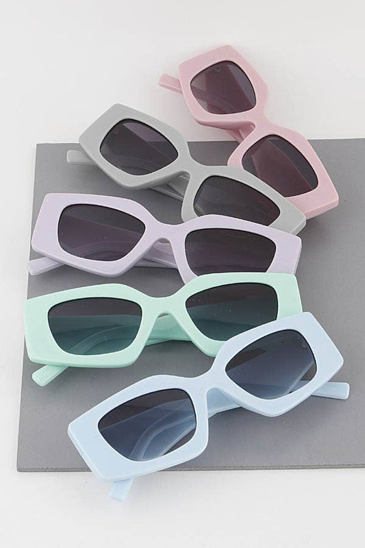 Shop Neighbors - Pastel Geometric Sunglasses: MIX COLOR