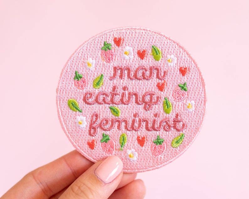 Little Woman Goods - Man Eating Feminist Patch