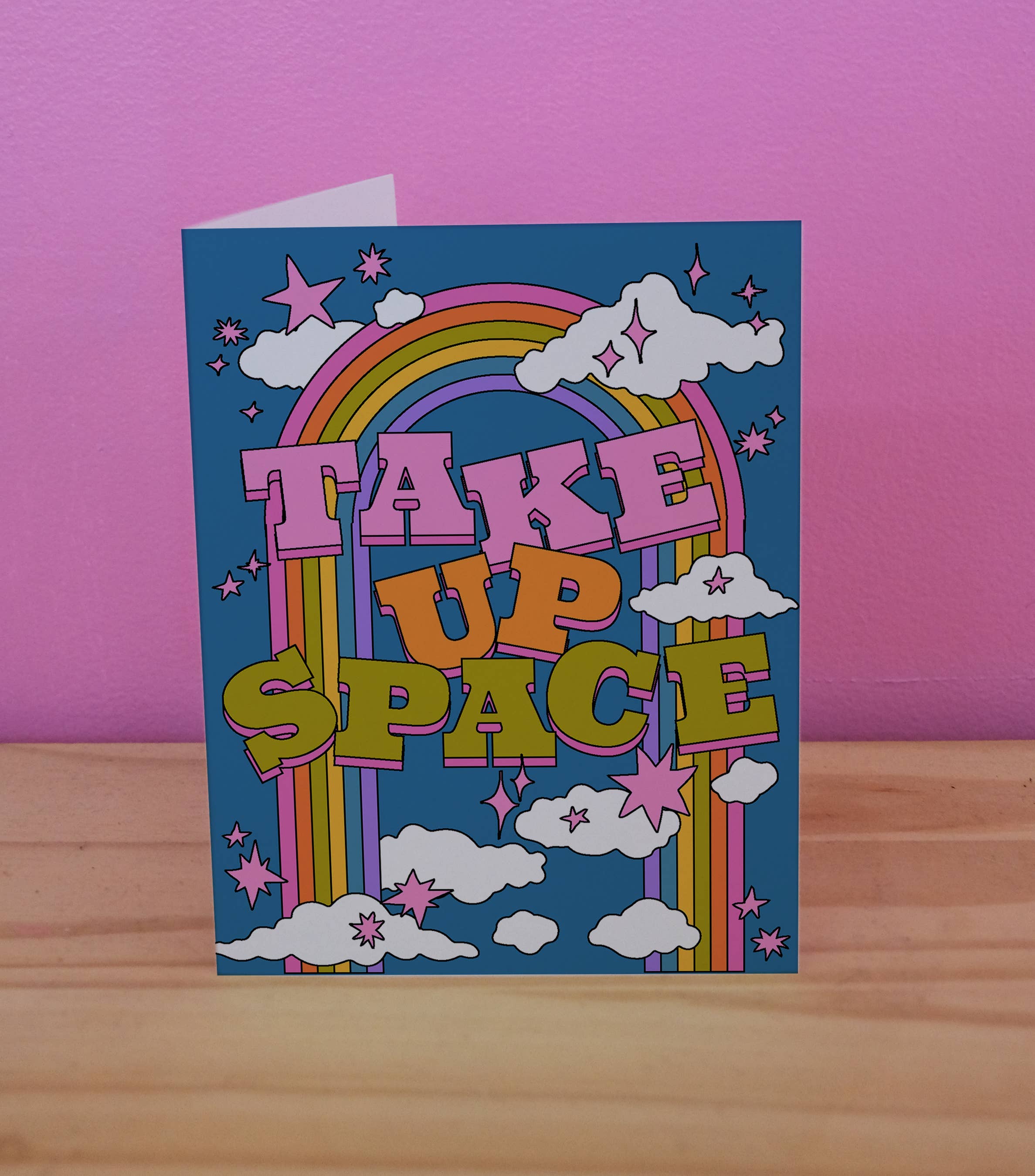 Take Up Space Greeting Card