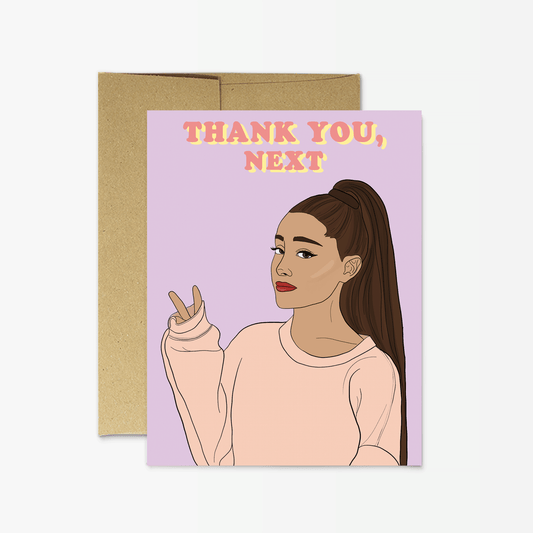 Ariana Grande Thank You, Next Card