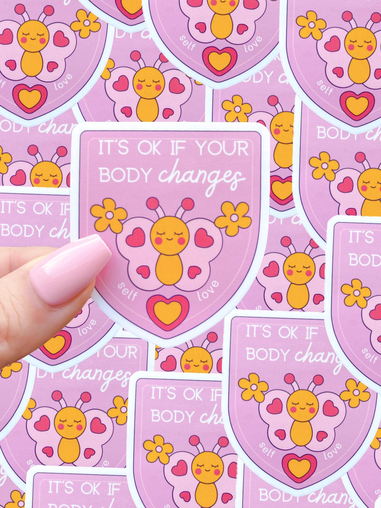 Typo Lettering Co - Body positivity sticker|self love sticker|self care sticker