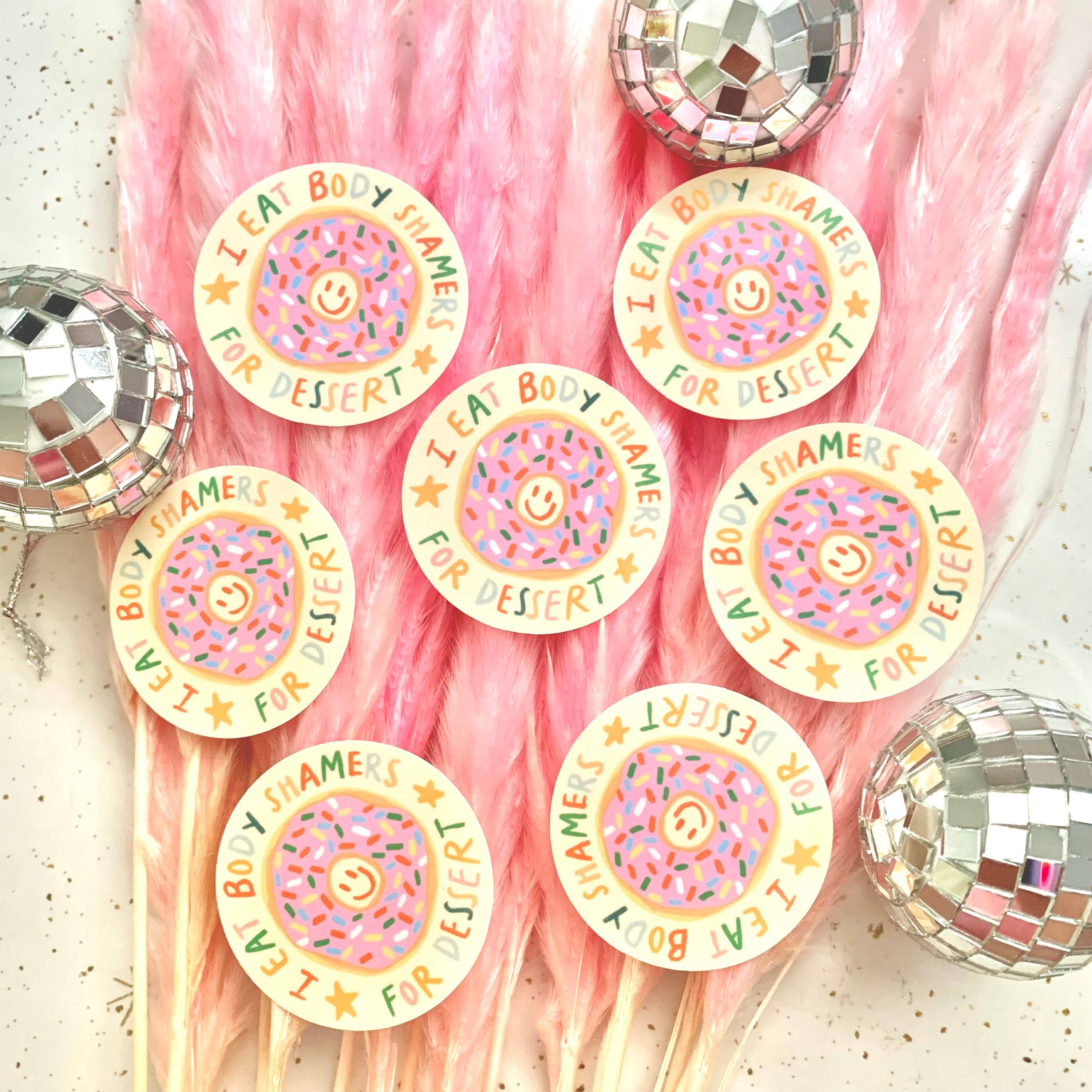 I Eat Body Shamers For Dessert Sticker