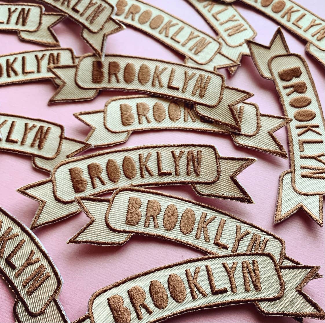 Made by Nilina - Brooklyn New York City Iron On Patch BK NY NYC Souvenir