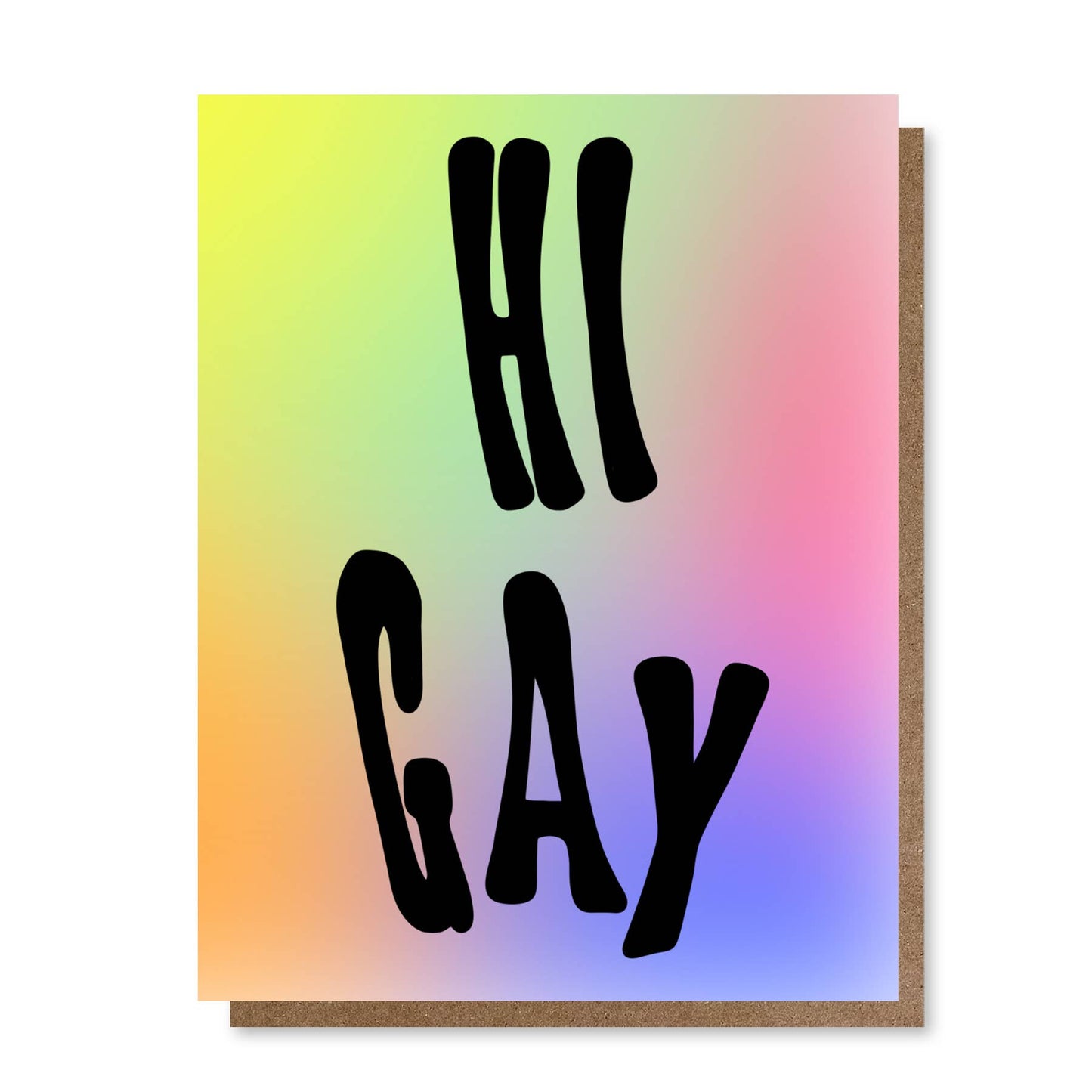 Holler Greetings - Hi Gay | Greeting Card