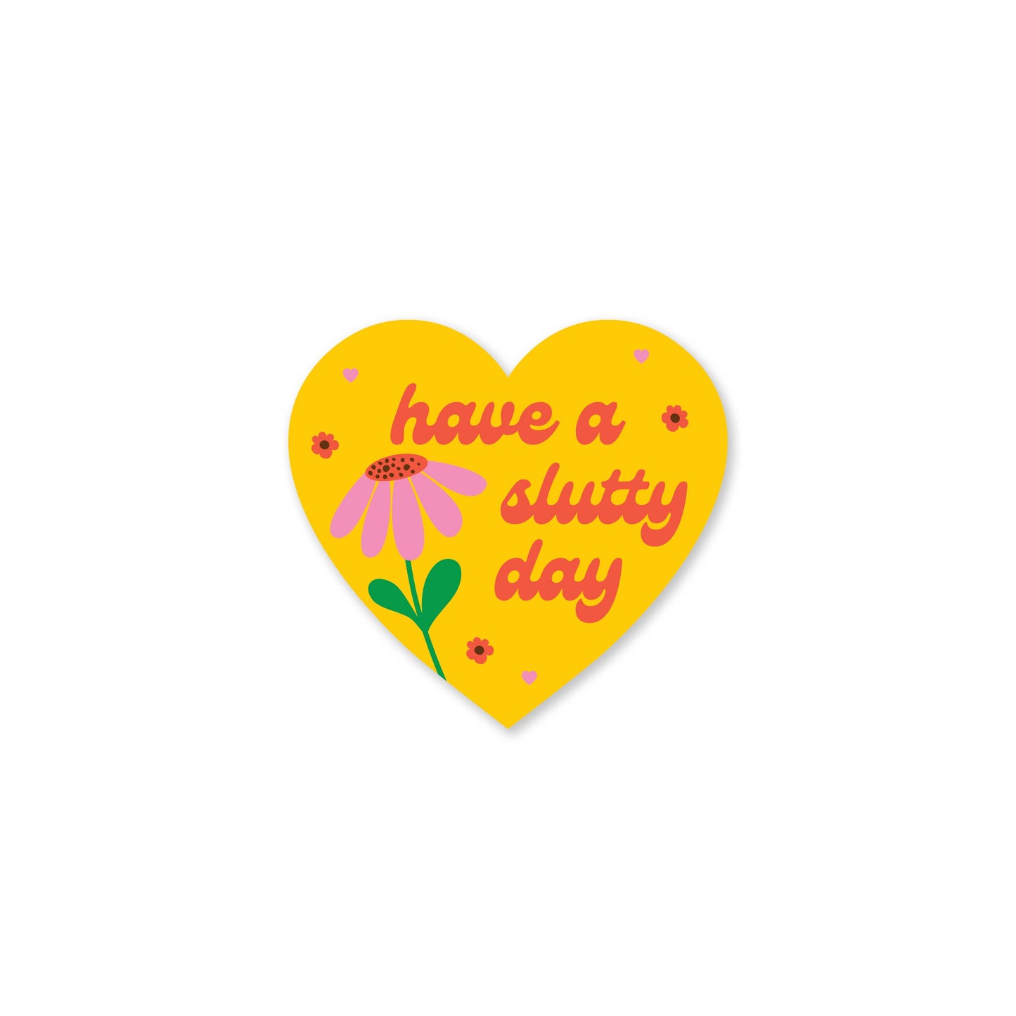 Krystan Saint Cat - Have A Slutty Day Mini Sticker