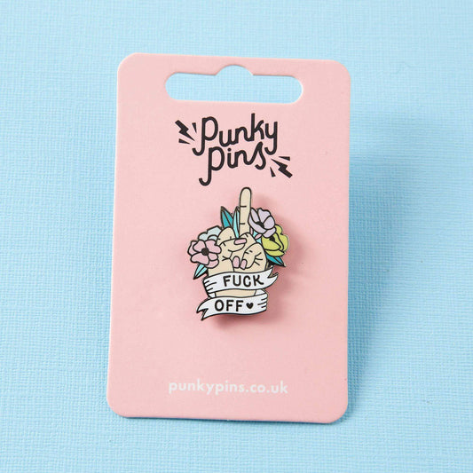 Punky Pins - Fuck Off Enamel Pin