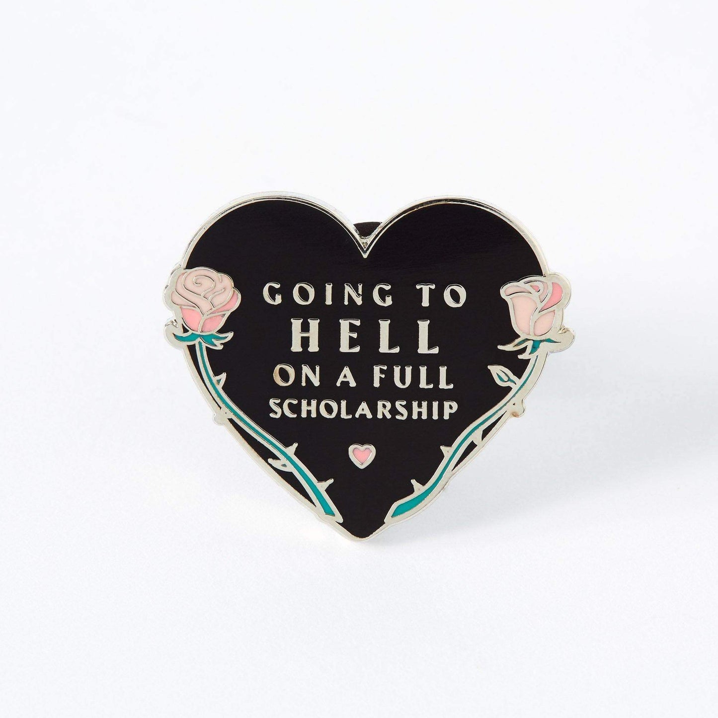 Punky Pins - Going to Hell on a Full Scholarship Enamel Pin