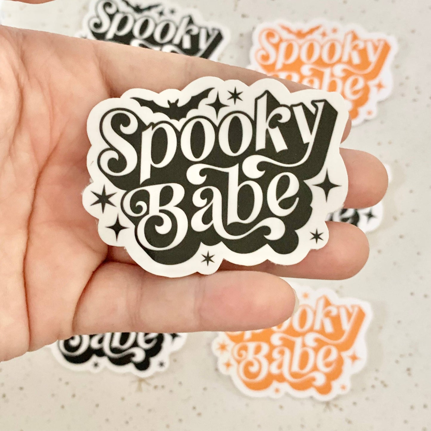 Happyish Brand - Spooky Babe Halloween Sticker - Fall Stickers