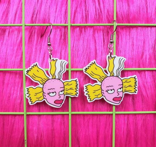 Alien Bratz - Cynthia Pickles Rugrats Earrings