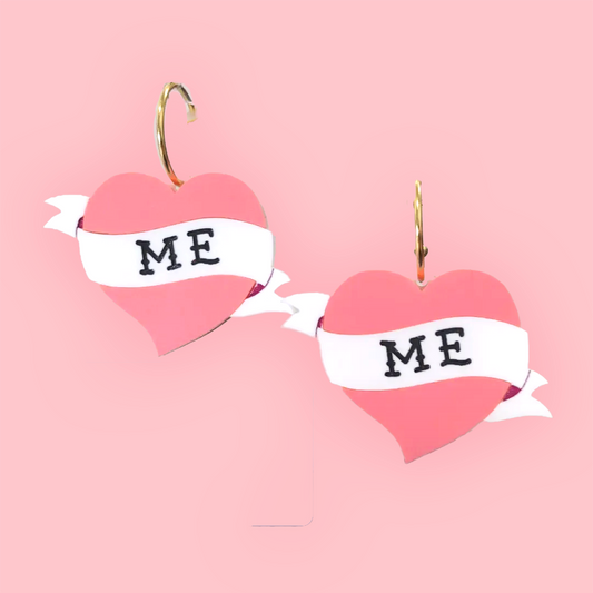 Cookie Smut - I Love Me Tattoo Earrings